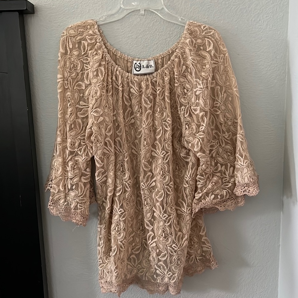 Women’s L&B Plus Lace Tunic
